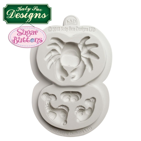 Silicone Mould - Crab and Fish